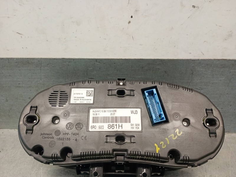 Recambio de cuadro instrumentos para volkswagen polo v (6r1, 6c1) 1.6 tdi referencia OEM IAM 6R0920861H 6R0920861HX 