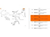 Recambio de molduras delanteras para toyota yaris (_p13_) 1.5 (nsp131_) referencia OEM IAM 538270D270  