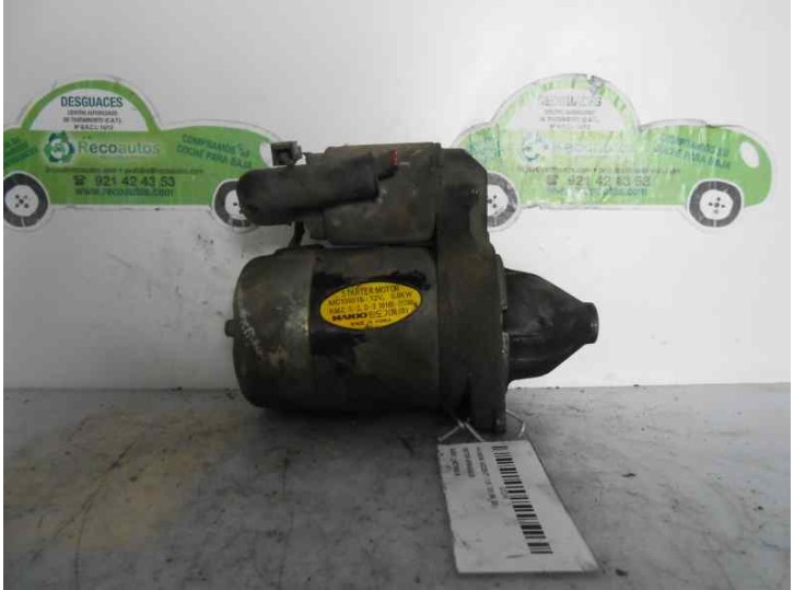 Replacement starter motor for Hyundai Accent (X3) 1.5 12v cat OEM IAM reference MC109018 3246 