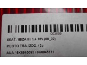Recambio de piloto trasero izquierdo para seat ibiza (6k1) 1.4 16v referencia OEM IAM 6K6945111 PORTON 5 PUERTAS