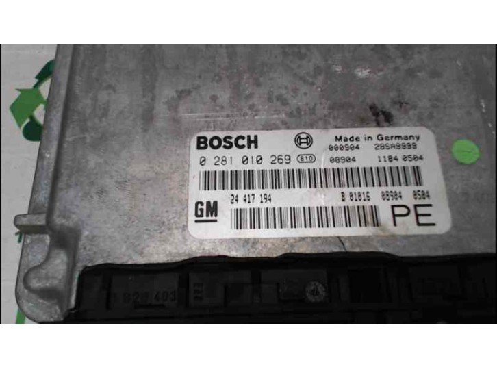 Recambio de centralita motor uce para opel vectra b berlina 2.0 dti referencia OEM IAM 24417194 0281010269 BOSCH