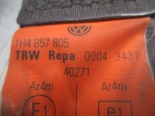 Recambio de cinturon seguridad trasero izquierdo para volkswagen golf iii berlina (1h1) referencia OEM IAM 1H4857805 00043437 5 