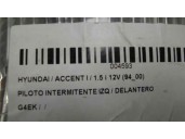 Replacement front left indicator light for Hyundai Accent (X3) 1.5 12V CAT OEM IAM reference 4593 4593 