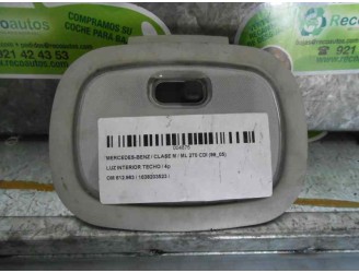 Recambio de luz interior para mercedes-benz clase m (w163) 2.7 cdi 20v cat referencia OEM IAM 1638203523 4875 1638203523