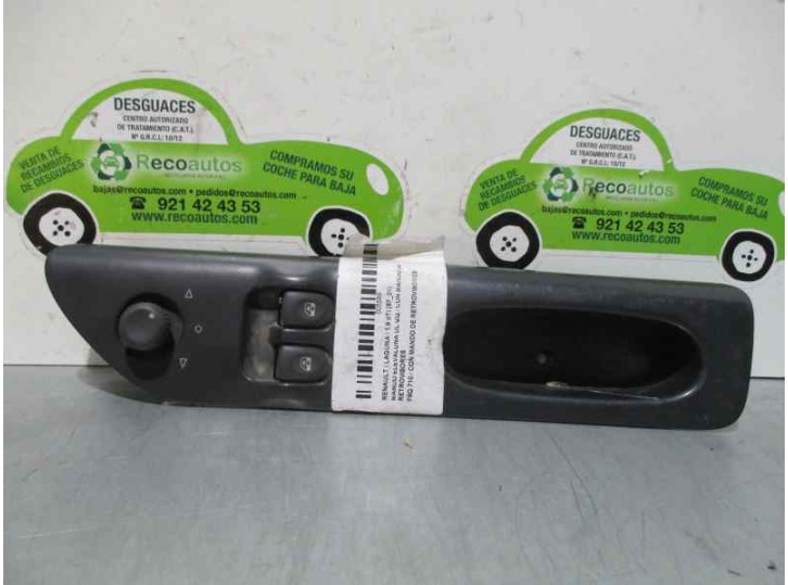 Recambio de mando elevalunas delantero izquierdo para renault laguna (b56) 1.9 dti diesel cat referencia OEM IAM 5589 