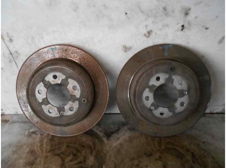 Replacement rear brake disc for Peugeot 607 (s1) 2.2 HDI FAP CAT OEM IAM reference 5901 5901 