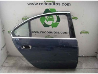 Recambio de puerta trasera derecha para peugeot 607 (s1) 2.2 hdi fap cat referencia OEM IAM 5924 AZUL OSCURA 4 PUERTAS