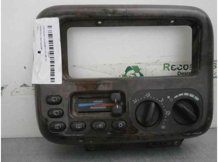 Recambio de mando calefaccion / aire acondicionado para chrysler voyager (gs) 3.3 cat referencia OEM IAM P4677337S 2046B 
