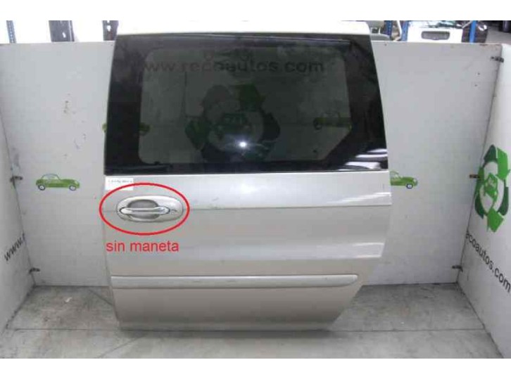 Recambio de puerta lateral corredera izquierda para kia carnival referencia OEM IAM 6807 MARRON CLARO 