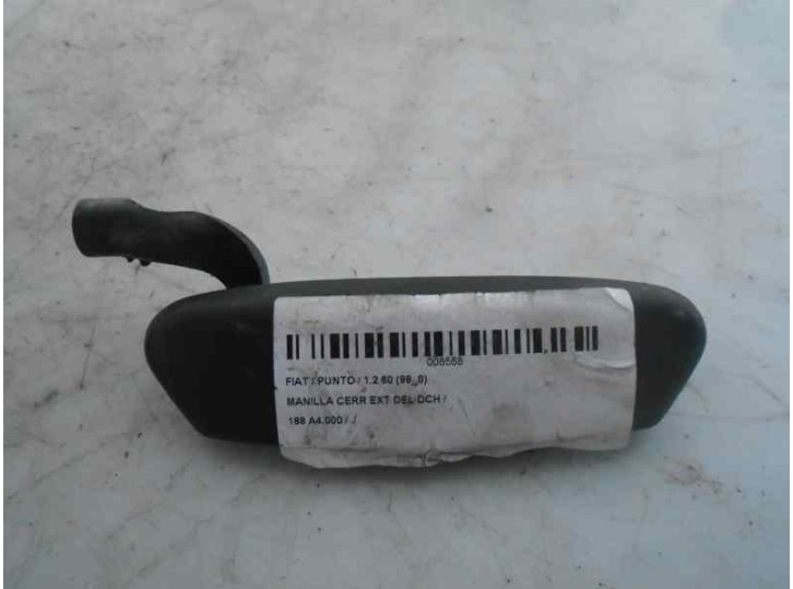 Replacement front right exterior door handle for Fiat Punto berlina (188) 1.2 cat OEM IAM reference 8568 8568 BOX 7
