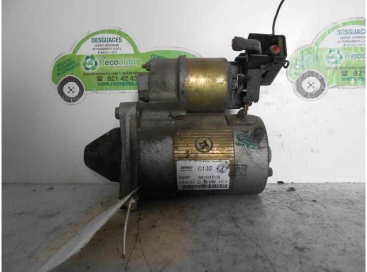 Recambio de motor arranque para fiat punto berlina (188) 1.2 cat referencia OEM IAM 63101018 8607 