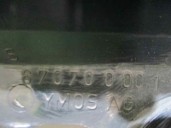 Recambio de rejilla delantera para lancia lancia y 1.1 cat referencia OEM IAM 670700001 8647 670700001