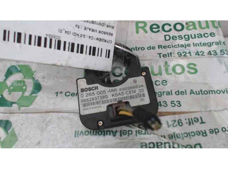 Replacement steering angle sensor for Citroën C4 Sedan 2.0 HDi FAP CAT (RHR / DW10BTED4) OEM IAM reference 9662937380 026500548
