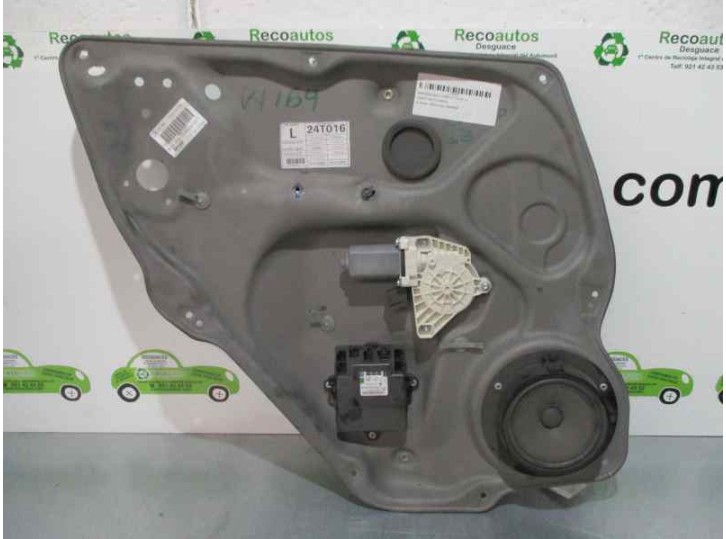 Replacement rear left window regulator for Mercedes-Benz A-Class (W169) 1.7 CAT OEM IAM reference 1697301379 6 PINS 5 DOOR