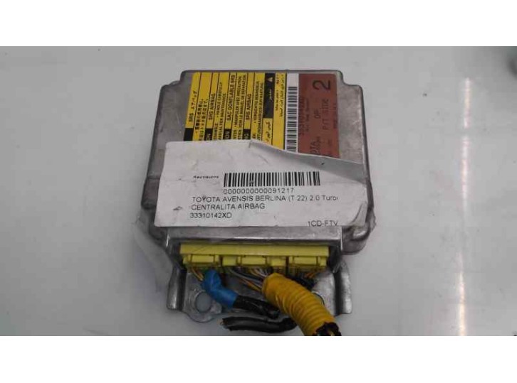 Recambio de centralita airbag para toyota avensis berlina (t 22) 2.0 turbodiesel cat referencia OEM IAM 33310142XD 2205951102 