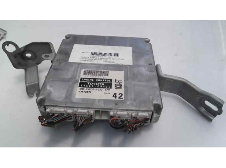 Recambio de centralita motor uce para toyota avensis berlina (t 22) 2.0 turbodiesel cat referencia OEM IAM 8966105420 175800503