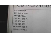 Recambio de caja reles / fusibles para volkswagen caddy ka/kb (2k) 2.0 sdi referencia OEM IAM 0514271380E 1K09378 