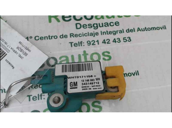Recambio de sensor airbag para opel meriva a 1.7 16v referencia OEM IAM 13148083WH 343149712 