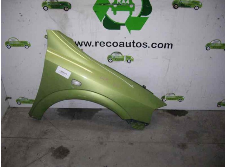 Recambio de aleta delantera derecha para opel astra g berlina club referencia OEM IAM 93190358 VERDE CLARO 