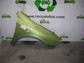 Recambio de aleta delantera derecha para opel astra g berlina club referencia OEM IAM 93190358 VERDE CLARO 