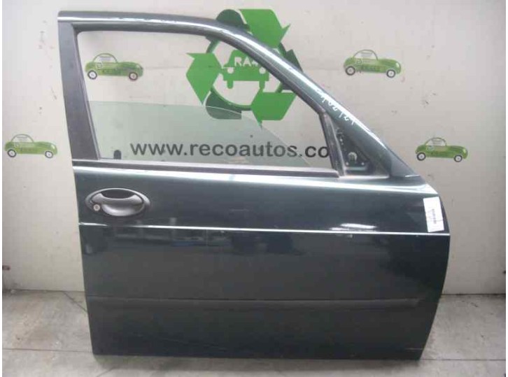 Recambio de puerta delantera derecha para saab 9-3 berlina 2.2 tid se referencia OEM IAM 12770114 VERDE 5 PUERTAS