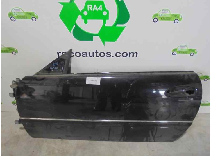 Replacement front left door for Mercedes-Benz CL Class (W215) Coupe 500 (215.375) OEM IAM reference A2157200105 BLK