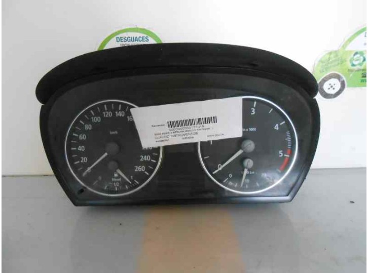 Recambio de cuadro instrumentos para bmw serie 3 touring (e91) 318d referencia OEM IAM 9110205 SIEMENS 