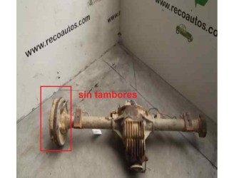 Recambio de puente trasero para opel frontera a básico referencia OEM IAM 114096 TAMBOR 6 AGUJEROS BURRA 18