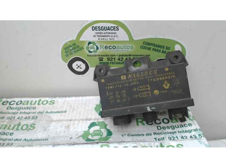 Recambio de caja precalentamiento para renault 19 hatchback (b/c53) 1.9 diesel referencia OEM IAM 7700869319  NAGARES