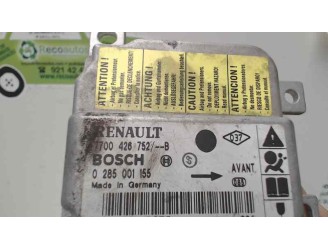 Recambio de centralita airbag para renault clio i fase i+ii (b/c57) 1.9 diesel referencia OEM IAM 7700426752B 0285001155 BOSCH