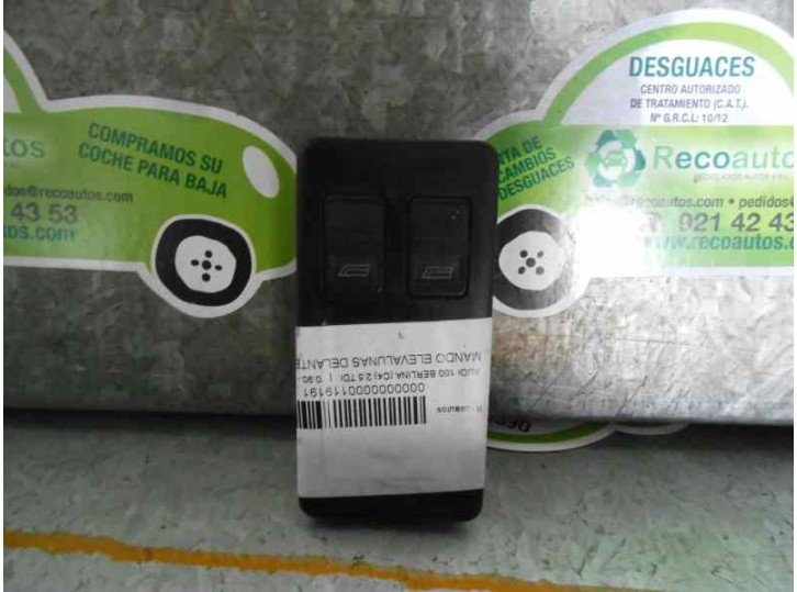 Recambio de mando elevalunas delantero izquierdo para audi 100 berlina (c4) 2.5 tdi referencia OEM IAM 4A0959521A 4A0959855A 