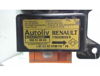 Recambio de centralita airbag para renault kangoo (f/kc0) 1.9 diesel referencia OEM IAM 7700308209B AUTOLIV 550514900