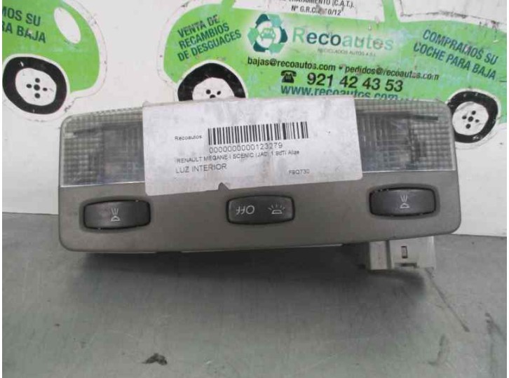 Recambio de luz interior para renault megane i scenic (ja0) 1.9dti alize referencia OEM IAM 8200113025  