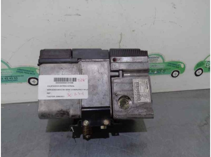 Recambio de calefaccion entera normal para mercedes-benz clase c (w201) berlina d 190 (201.122) referencia OEM IAM OM601911 OM60