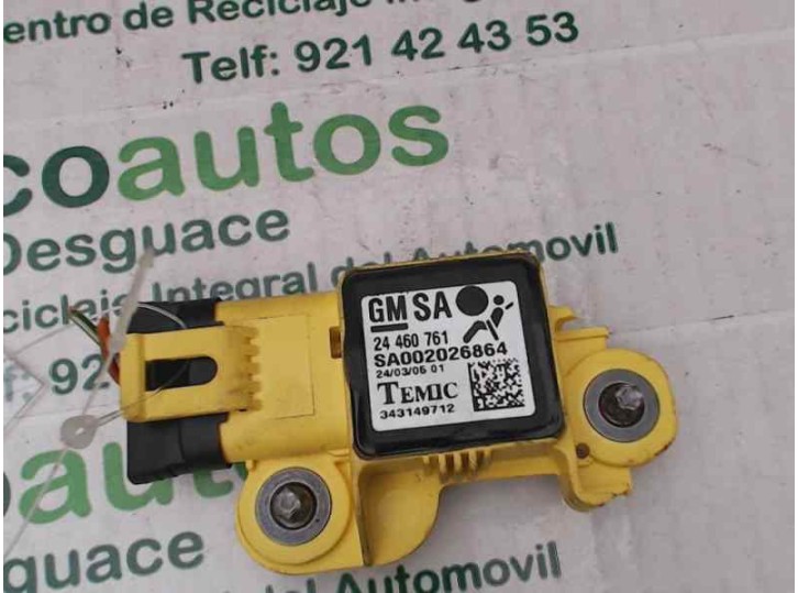 Recambio de sensor airbag para opel astra h ber. 1.6 16v cat referencia OEM IAM 24460761 SA002026793 