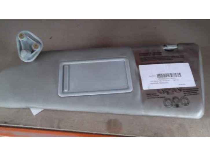 Replacement left sun visor for Fiat Brava (182) 1.9 JTD CAT OEM IAM reference 735263611 735263611 