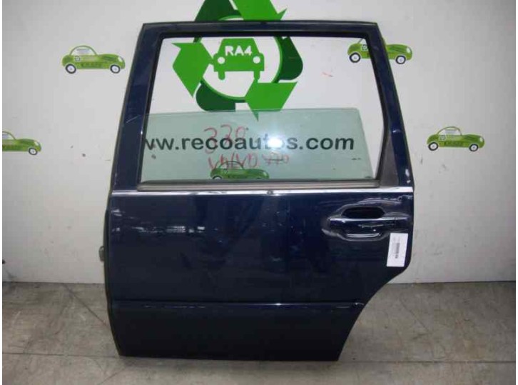 Rear left door replacement part for Volvo V70 estate 2.0 cat OEM IAM reference 9152525 DARK BLUE 5 DOORS