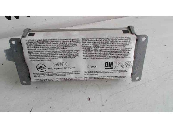 Recambio de airbag delantero derecho para opel omega b 2.5 turbodiesel (x 25 td / u 25 td / l93) referencia OEM IAM 1610622 0913