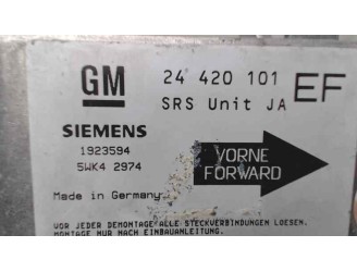 Replacement airbag control unit for Opel Omega B 2.5 Turbodiesel (X 25 TD / U 25 TD / L93) OEM IAM reference 24420101 5WK42974 