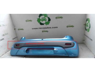 Replacement rear bumper for Peugeot 107 Urban OEM IAM reference 7013AF SKY BLUE 5 DOORS