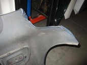 Replacement rear bumper for Peugeot 107 Urban OEM IAM reference 7013AF SKY BLUE 5 DOORS