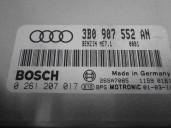 Replacement engine ECU for Audi A6 Sedan (4B2) 2.4 Quattro OEM IAM reference 3B0907552AN 0261207017 BOSCH