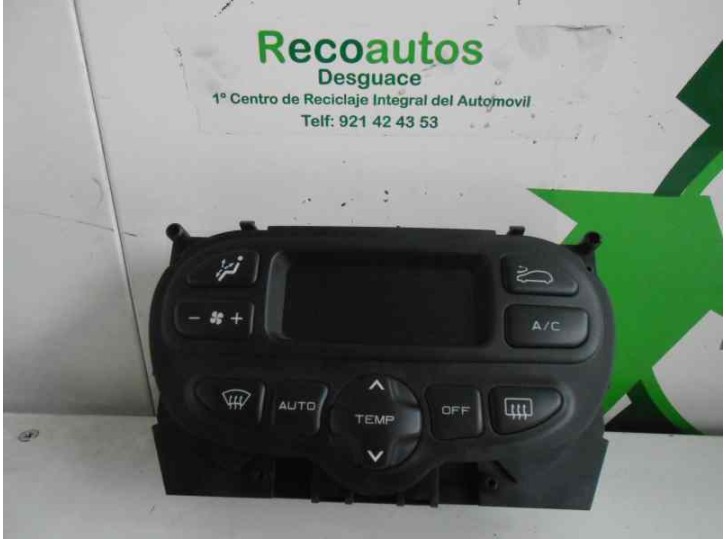 Recambio de mando climatizador para peugeot 206 berlina xt referencia OEM IAM 96430550XT 9140010483 BEHR