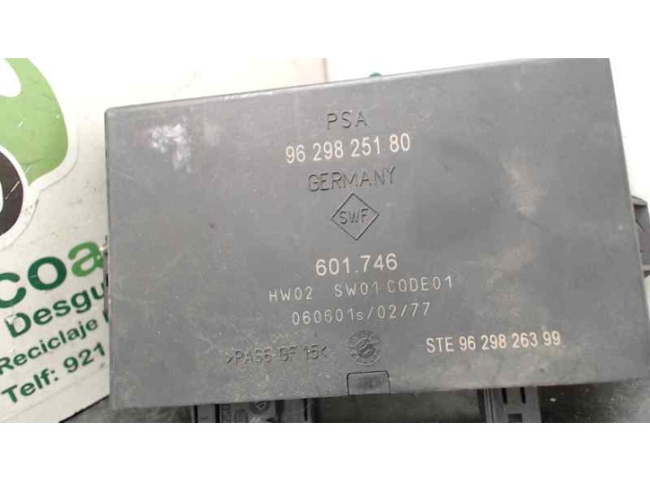 Recambio de modulo electronico para citroën c5 berlina 2.0 16v cat (rfn / ew10j4) referencia OEM IAM 9629825180  