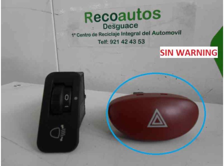 Recambio de mando luces salpicadero para peugeot 206 berlina x-line referencia OEM IAM KFW KFW 