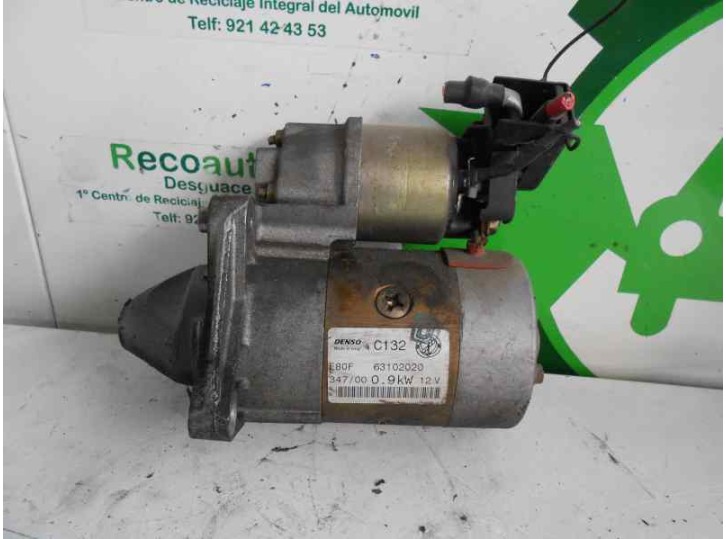Recambio de motor arranque para fiat punto berlina (188) 1.2 16v cat referencia OEM IAM 63102020  DENSO