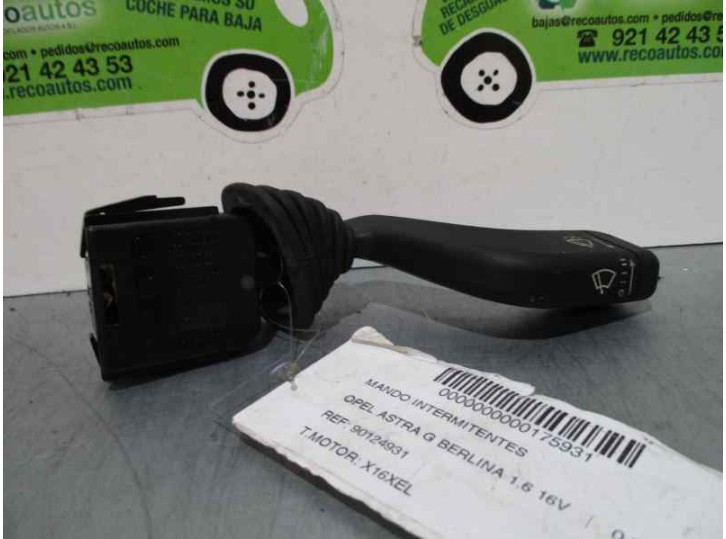 Recambio de mando limpia para opel astra g berlina 1.6 16v referencia OEM IAM 90124931 000322 