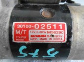 Replacement starter motor for Hyundai Atos (MX) 1.0 CAT OEM IAM reference 3610002511 3610002511 