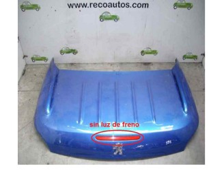 Replacement rear tailgate for Peugeot 206 CC 1.6 16V CAT OEM IAM reference TAPA MALETERO AZUL 2 PUERTAS