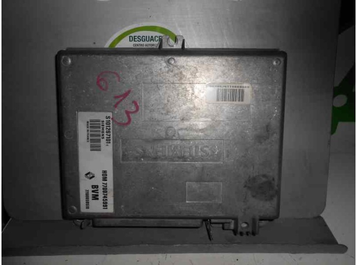 Engine ECU replacement part for Renault 21 Berlina (B/L48) 2.0 OEM IAM reference S101267101 7700745991 SIEMENS
